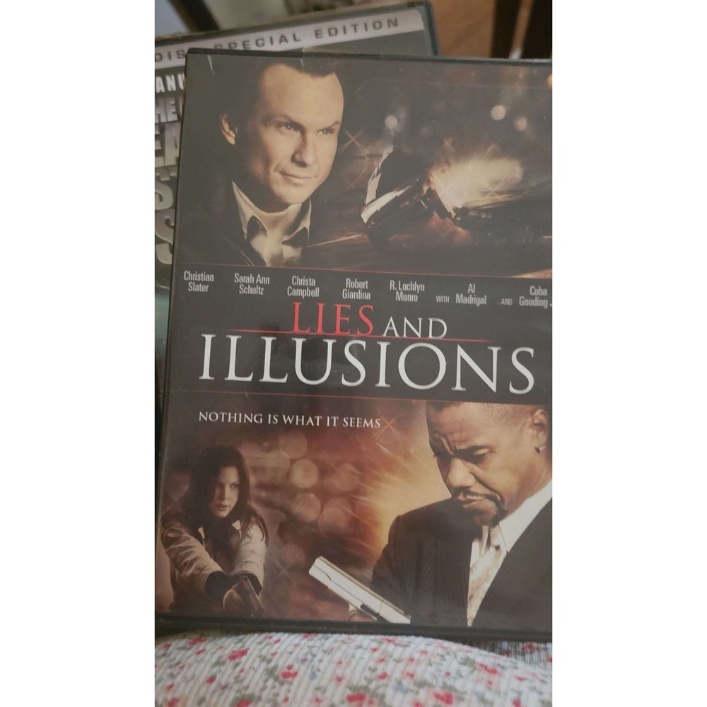 Lies and Illusions DVD Christian Slater Cuba Gooding Jr Action Crime Thriller